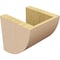 Ekena Millwork 6"W x 6"D x 6"H Wide Durham Rough Cedar Woodgrain TimberThane Corbel, Primed Tan CORUR06X06X06DURRCPR - alternate 6